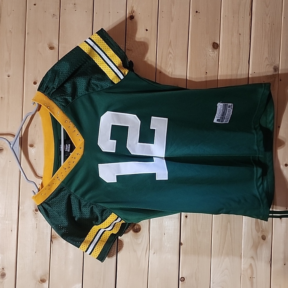 NFL Greenbay Packers Jersey #12 Rodgers Reebok Size Small